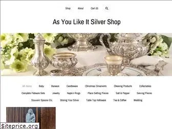 asyoulikeitsilvershop.com