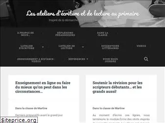 atelierecritureprimaire.com