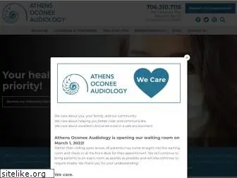 athensoconeeaudiology.com
