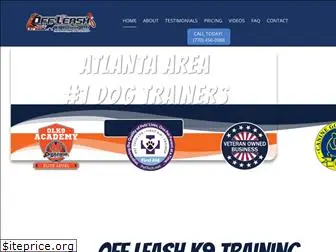 atlantaoffleashdogtrainers.com