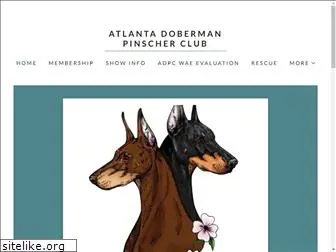 atldobermanpinscherclub.com