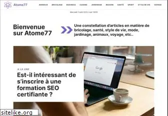 atome77.com