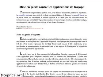 attention-stopcovid.fr