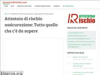 attestatodirischio.com