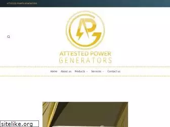 attestedpowergenerators.com