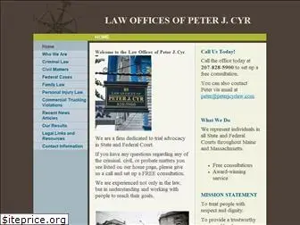 attorneypeterjcyr.com