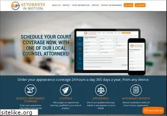 attorneysinmotion.com
