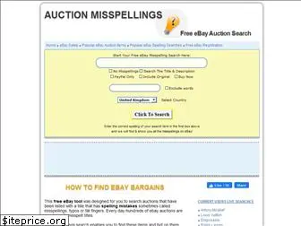 auctionmisspellings.co.uk