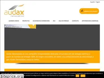 audaxrenovables.com