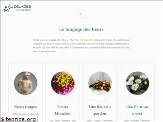 audeladesfleurs.com