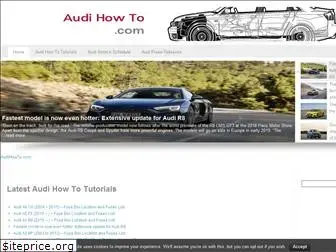 audihowto.com