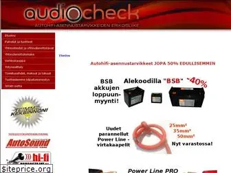 audiocheck.fi