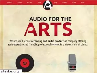 audioforthearts.com