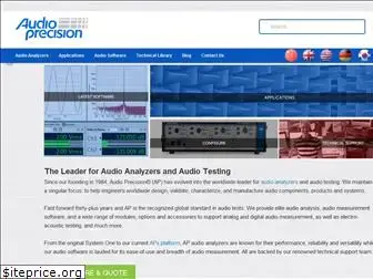 audioprecision.com