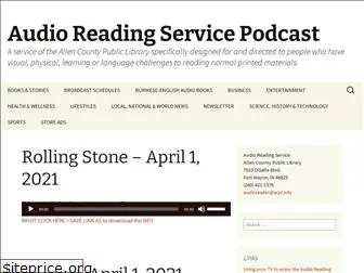 audioreadingservicepodcast.com