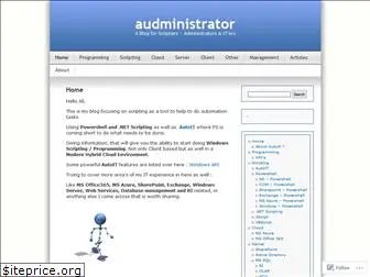 audministrator.wordpress.com