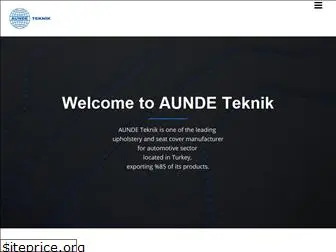 aundeteknik.com.tr