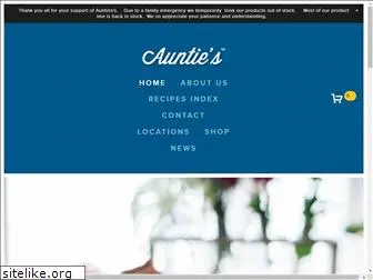 auntiesfoods.com