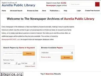 aurelia.newspaperarchive.com