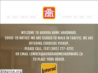 aurorahomehardware.ca