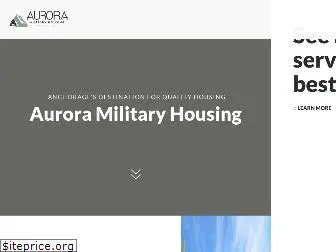 auroramilitaryhousing.com