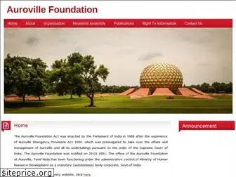 aurovillefoundation.org.in