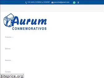 aurumconmemorativos.com