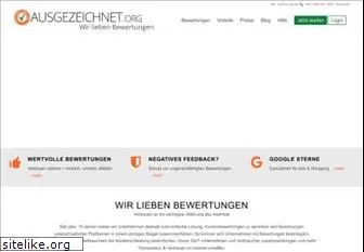 ausgezeichnet.org