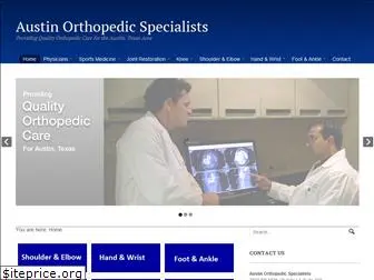 austinorthopedicspecialists.com