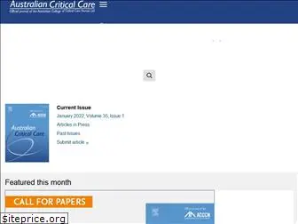 australiancriticalcare.com