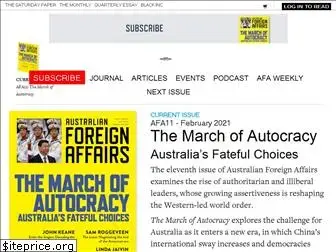 australianforeignaffairs.com