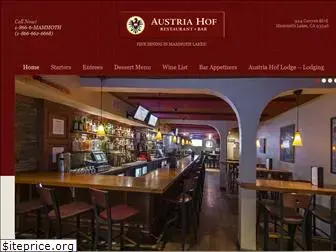 austriahofrestaurant.com