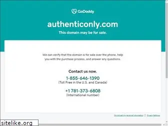authenticonly.com