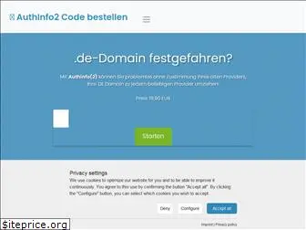 authinfo-code.de