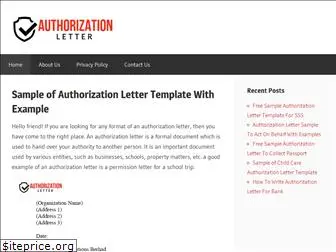 authorizationletter.org