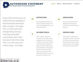authorizedstatement.org