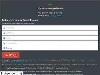 authorsuncensored.com