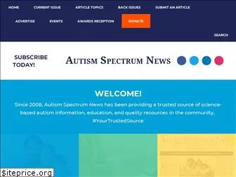 autismspectrumnews.org