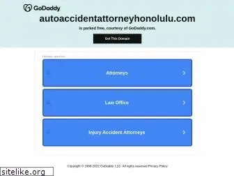 autoaccidentattorneyhonolulu.com