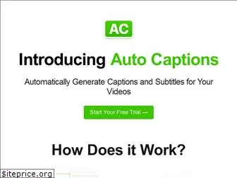 autocaptions.com