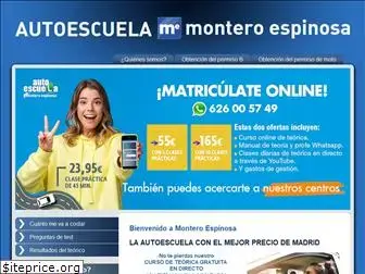 autoescuelamonteroespinosa.com