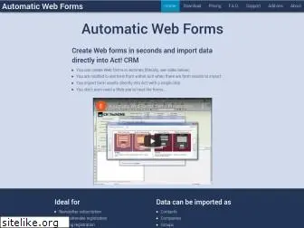 www.automaticwebforms.com