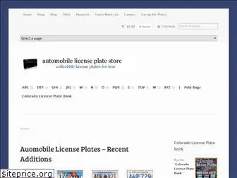 automobilelicenseplatestore.com