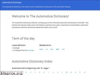 automotivedictionary.org