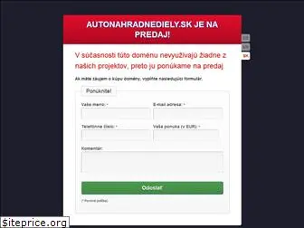 autonahradnediely.sk