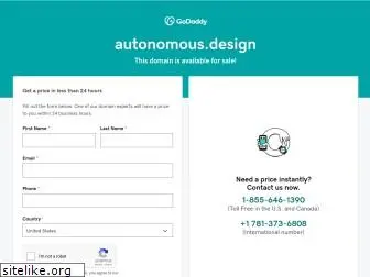 autonomous.design