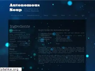 autonomoussoup.com