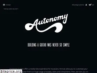 autonomyguitars.com