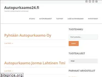 autopurkaamo24.fi