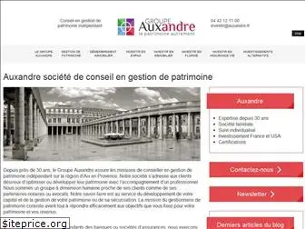 auxandre-gestion-patrimoine.fr